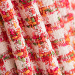 Tweed Laine Pied-De-Poule Corail - Ribes y Casals