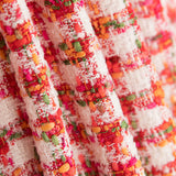 Tweed Laine Pied-De-Poule Corail - Ribes y Casals