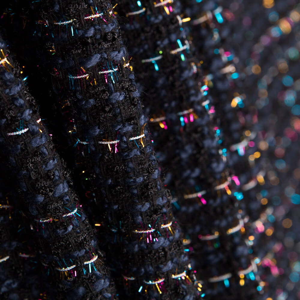 Laine Tweed Lurex Marine - Ribes y Casals