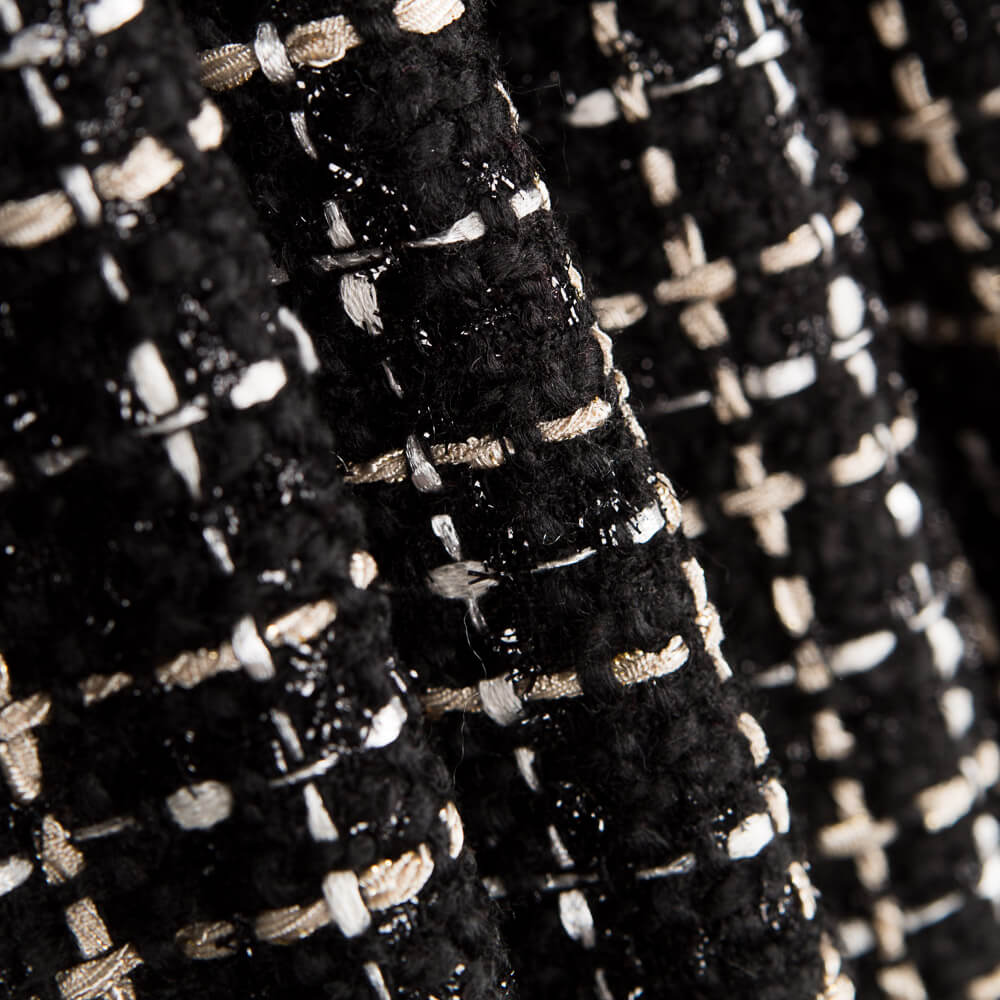 Laine Tweed Lurex Noir - Ribes y Casals