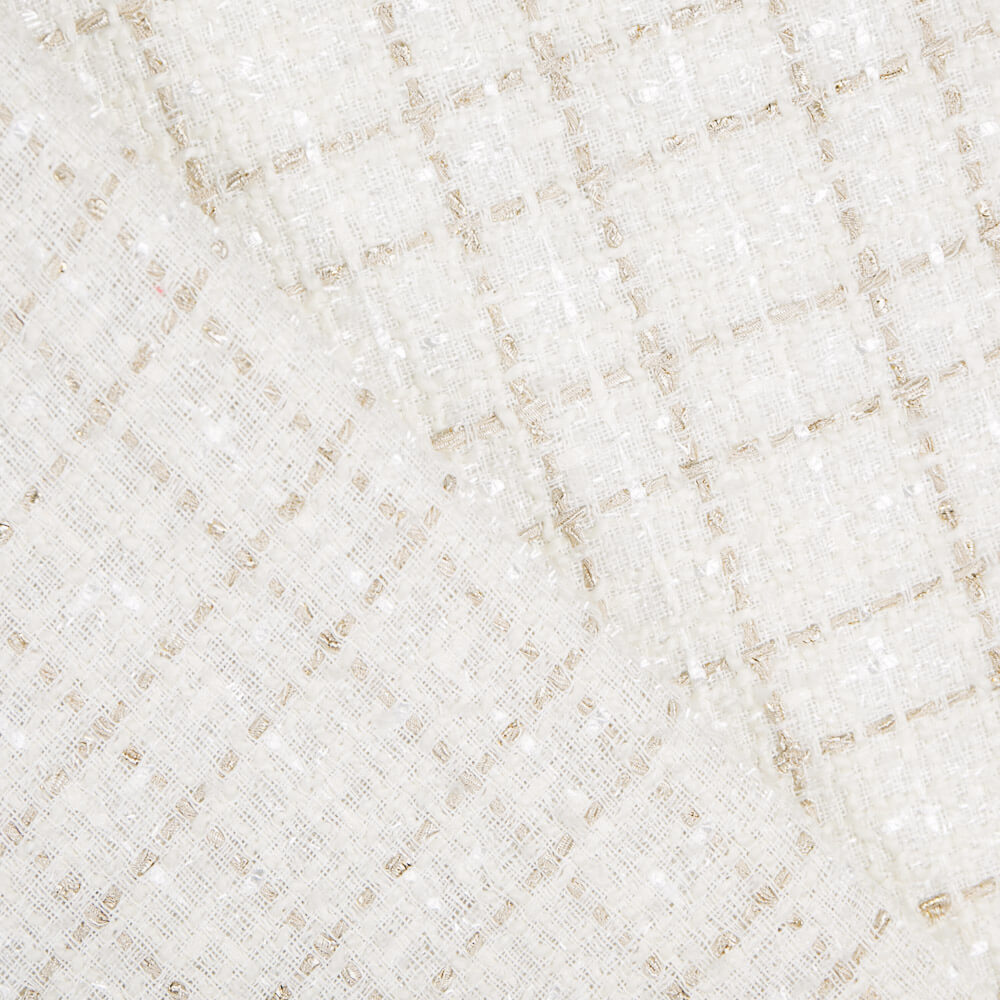 Laine Tweed Lurex Écru - Ribes y Casals