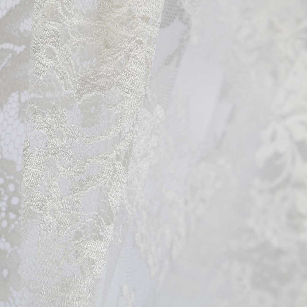 Tissu Chantilly Bouquet Fleurs Écru - Ribes y Casals