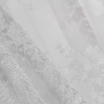 Tissu Chantilly Médaillon Blanc Naturel - Ribes y Casals