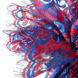 Dentelle Chantilly Bicolore Bleu-Fuchsia - Ribes y Casals