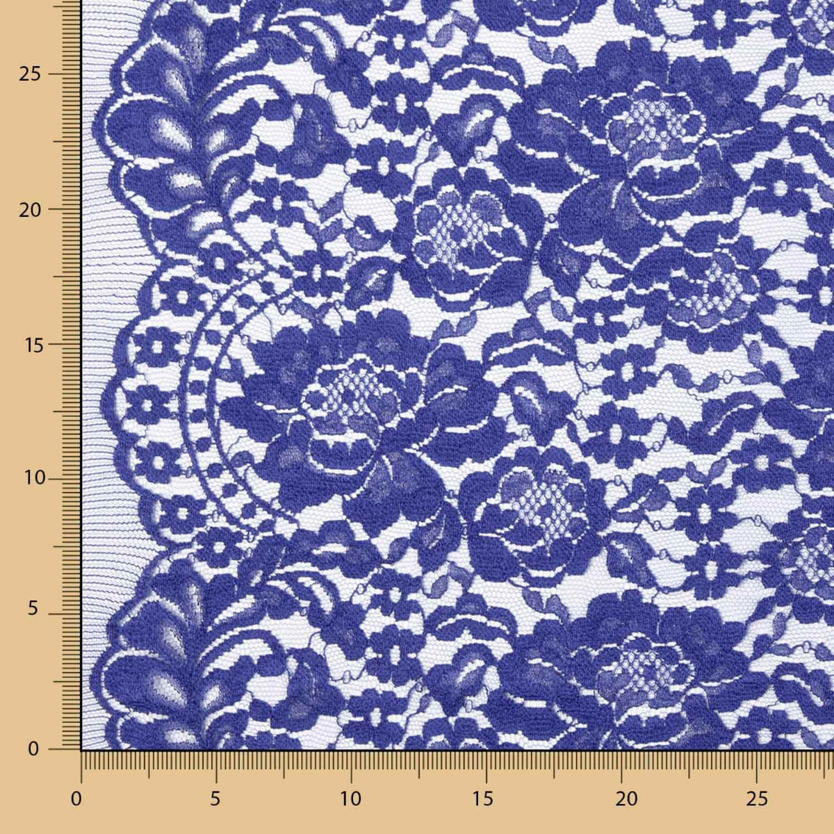 Tissu Chantilly Fleur Bleu - Ribes y Casals