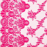 Tissu Chantilly Fleur Fuchsia - Ribes y Casals