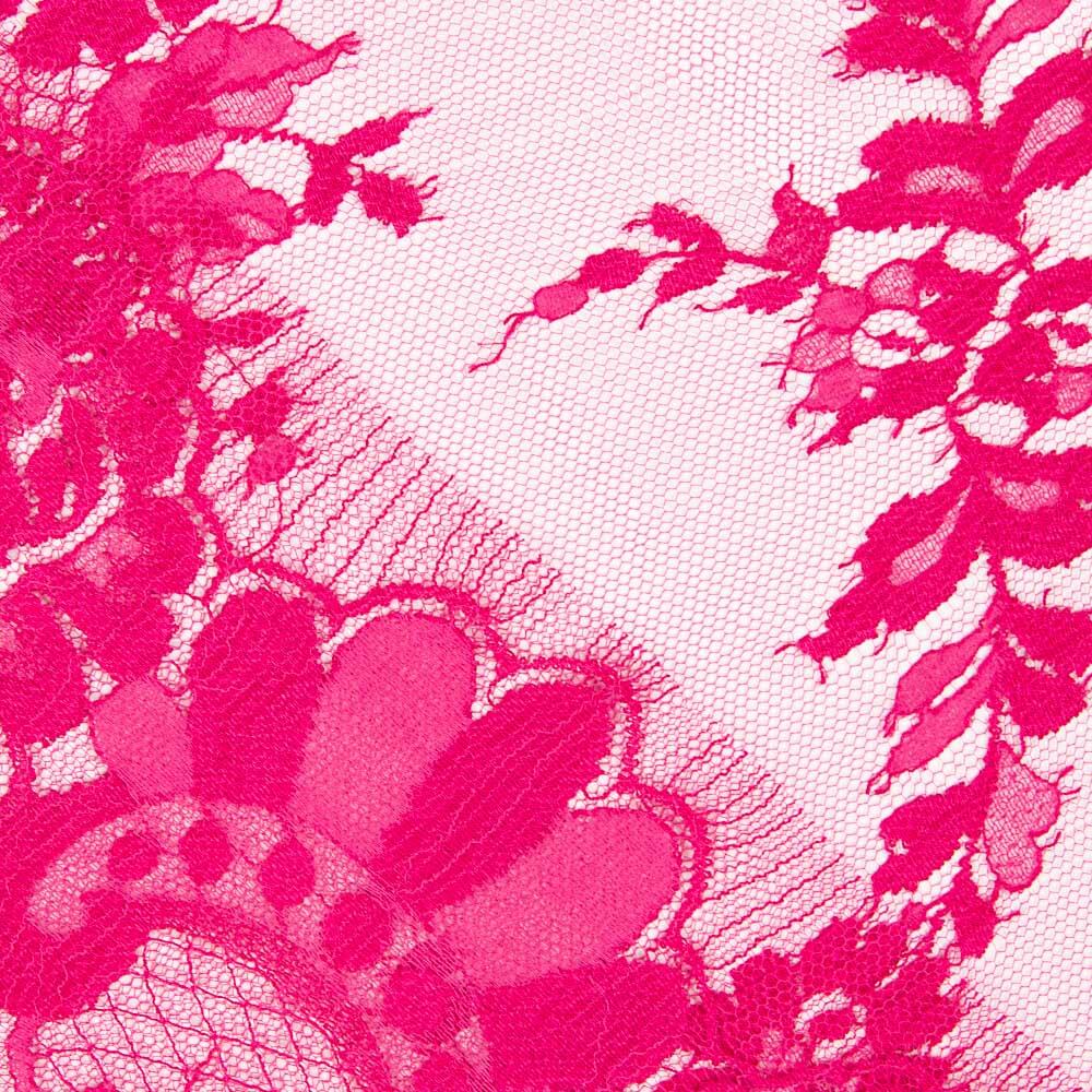 Tissu Chantilly Fleur Fuchsia - Ribes y Casals