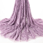 Tissu Chantilly Fleur Mauve - Ribes y Casals