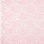 Tissu Chantilly Fleur Rose Clair - Ribes y Casals