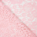 Tissu Chantilly Fleur Rose Clair - Ribes y Casals