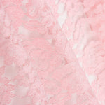 Tissu Chantilly Fleur Rose Clair - Ribes y Casals