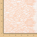 Tissu Chantilly Fleur Saumon - Ribes y Casals