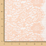 Tissu Chantilly Fleur Saumon - Ribes y Casals