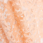 Tissu Chantilly Fleur Saumon - Ribes y Casals