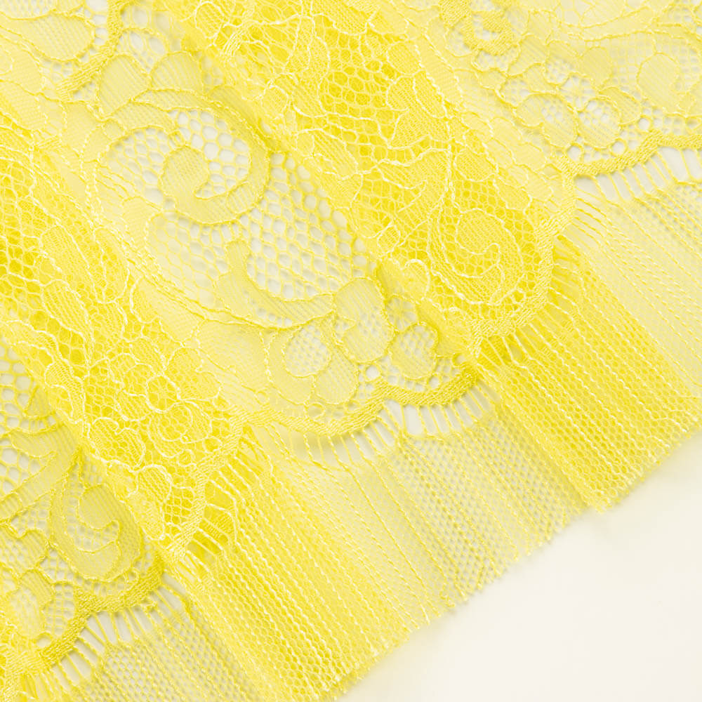 Dentelle Chantilly Citron Vert - Ribes y Casals