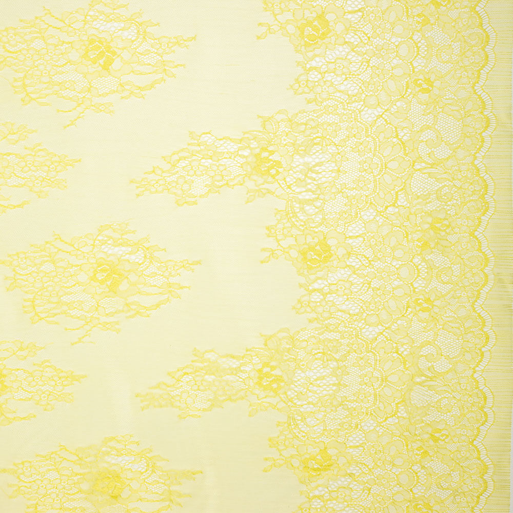 Dentelle Chantilly Citron Vert - Ribes y Casals