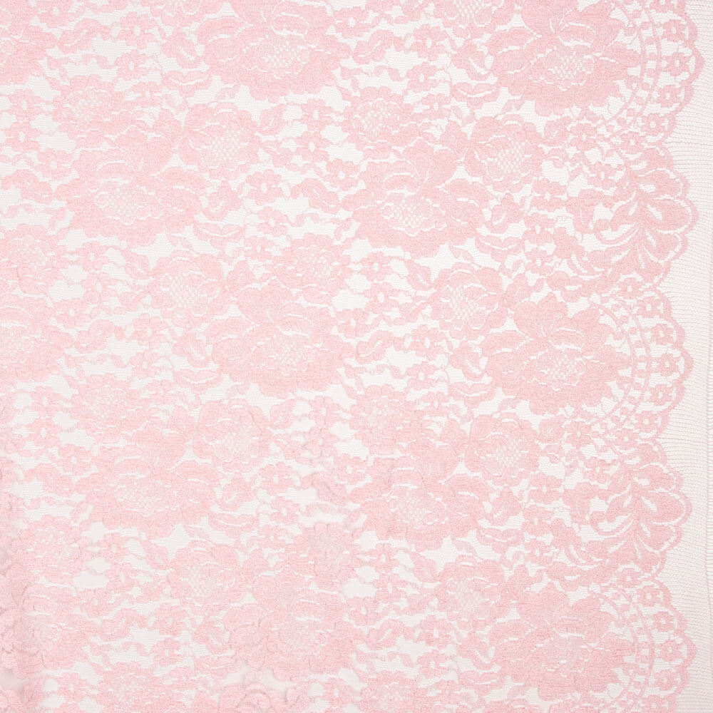 Dentelle Chantilly Rose Clair - Ribes y Casals