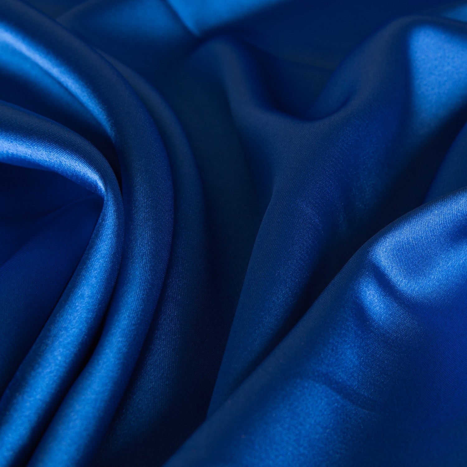 Charmeuse Spandex Bleu électrique - Ribes y Casals