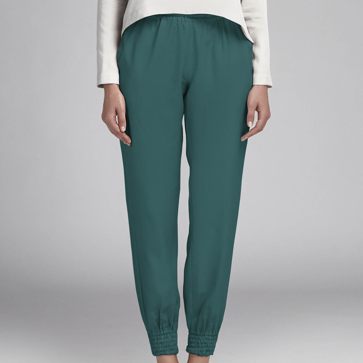 Charmeuse Spandex Pétrole - Ribes y Casals