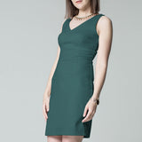 Charmeuse Spandex Pétrole - Ribes y Casals