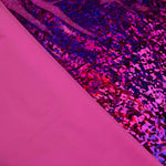 Vinyle verni holographique Diamant Fuchsia - Ribes y Casals