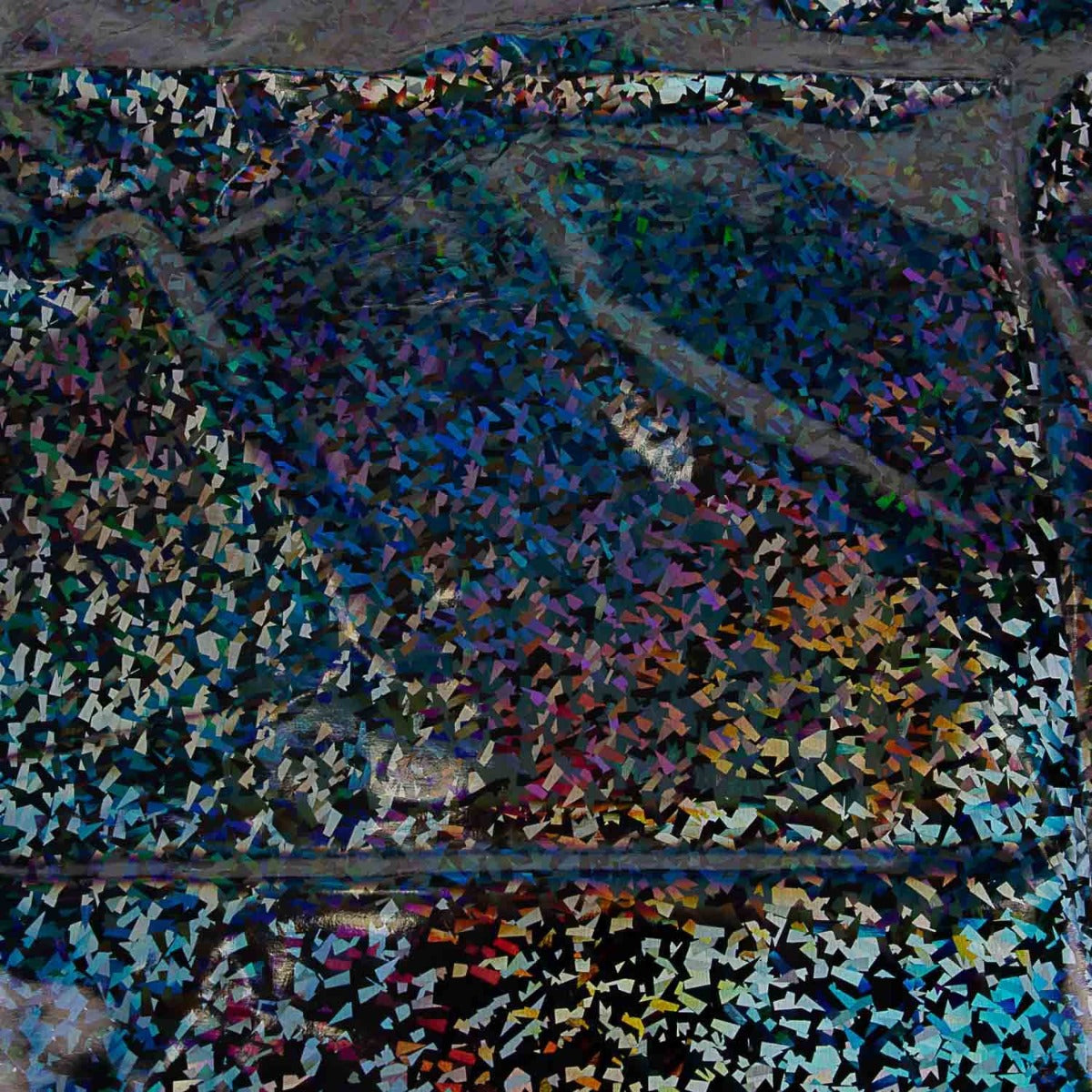 Vinyle breveté holographique diamant noir - Ribes y Casals