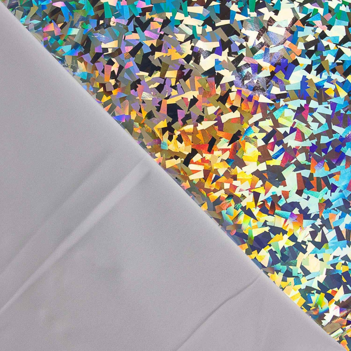 Vinyle verni holographique Diamant Argent - Ribes y Casals