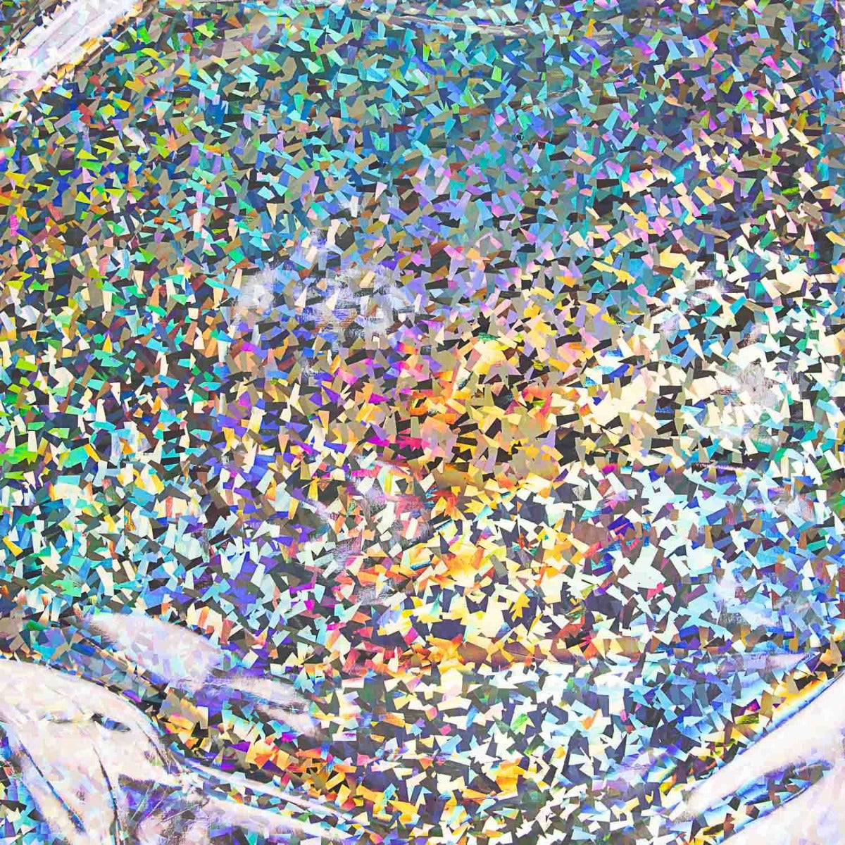 Vinyle verni holographique Diamant Argent - Ribes y Casals