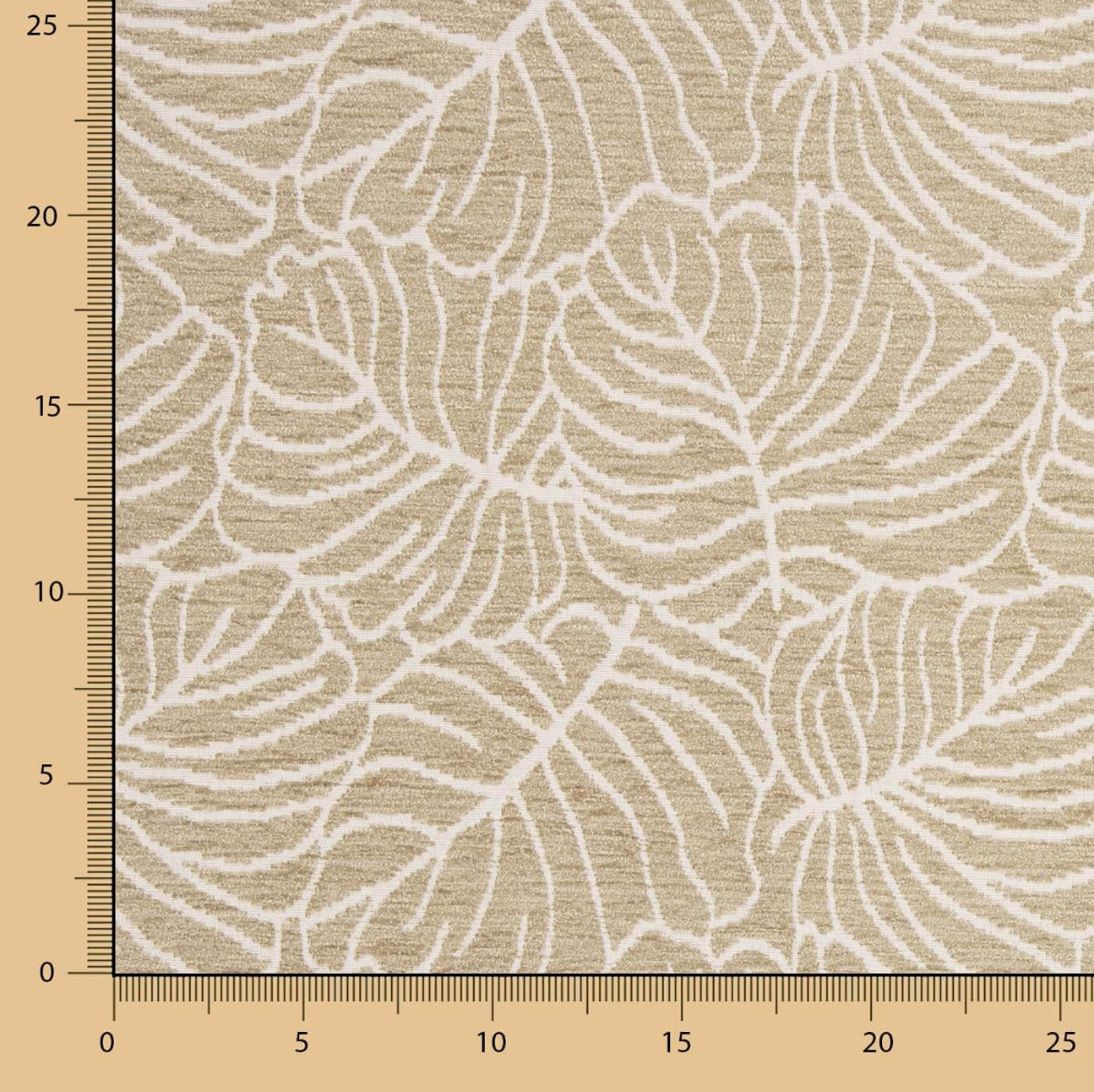 Chenille Imprimée Feuilles - Ribes y Casals