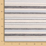 Chenille Rayures Bleu Gris - Ribes y Casals