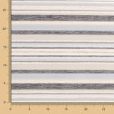 Chenille Rayures Bleu Gris - Ribes y Casals