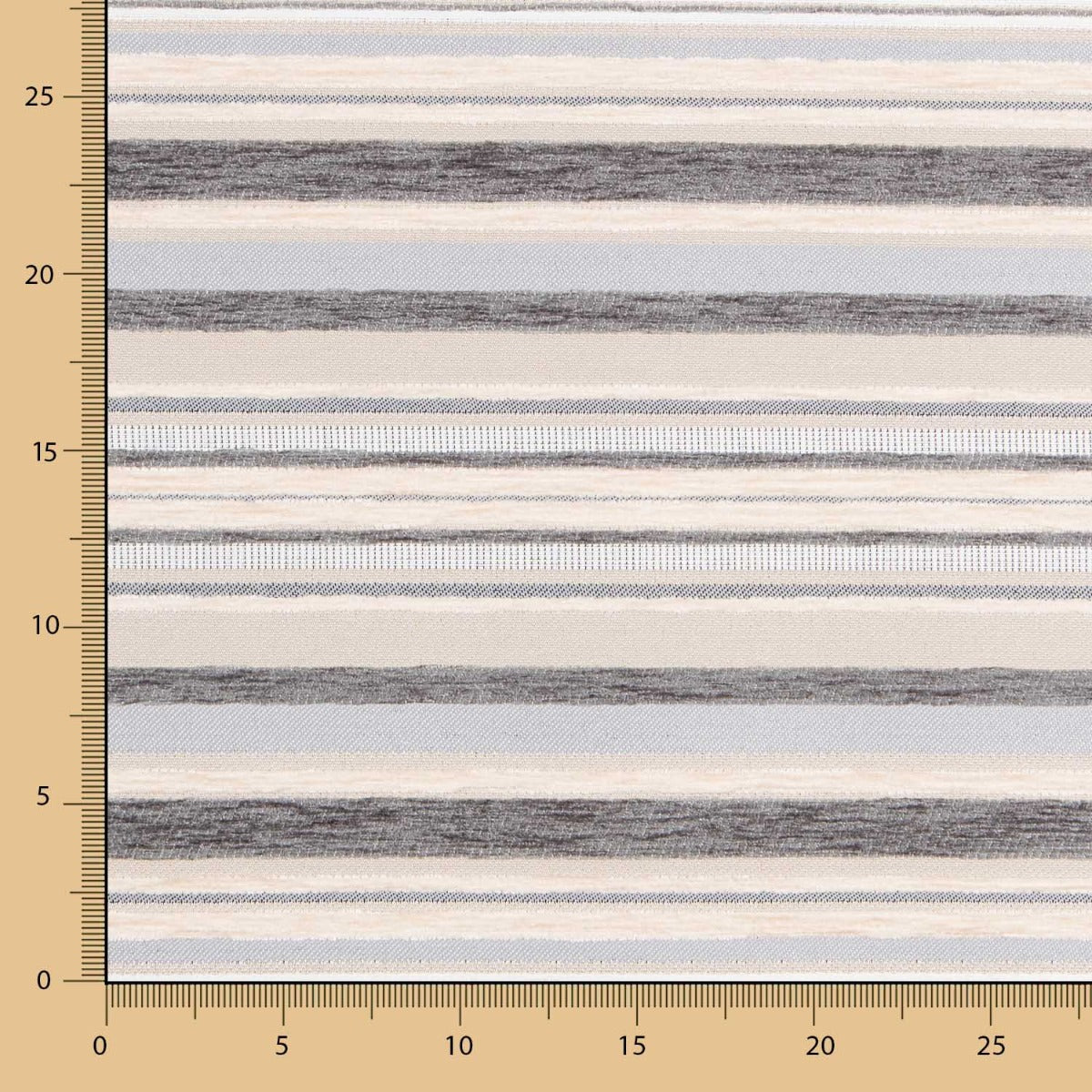 Retal Chenilla Listado Gris Azulado 160x280 cm - Ribes y Casals