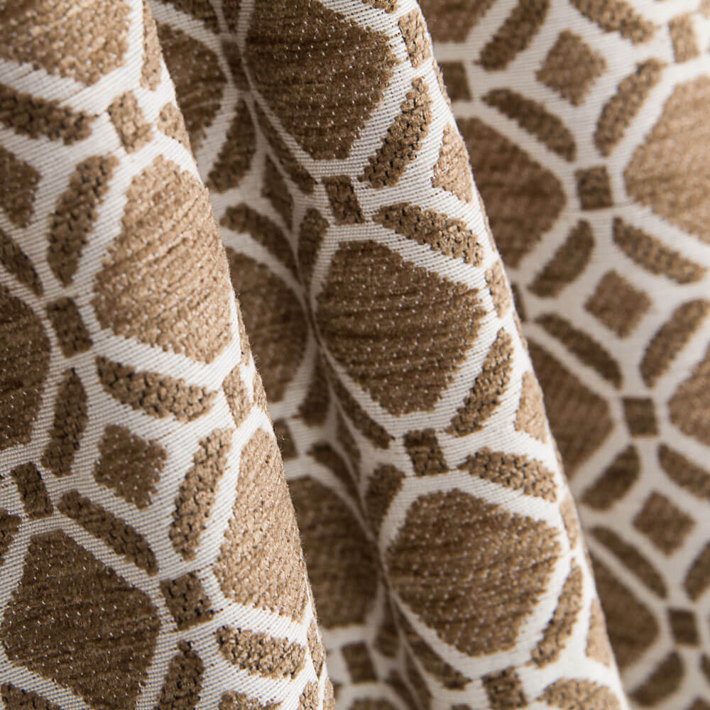 Tapisserie Chenille Géométrique Camel - Ribes y Casals