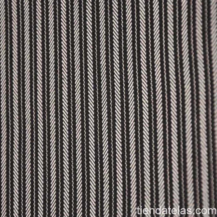 Tissu Pantalon Chester Campagne Noir Gris - Ribes y Casals