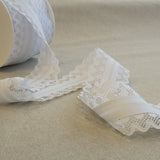 Ruban Biais Dentelle Blanc 53mm - Ribes y Casals