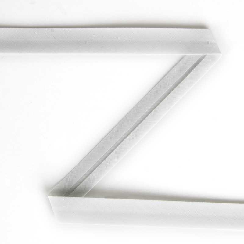 Ruban Biais Gris Perle 18mm - Ribes y Casals