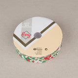Ruban Biais Noël Blanc 30cm - Ribes y Casals