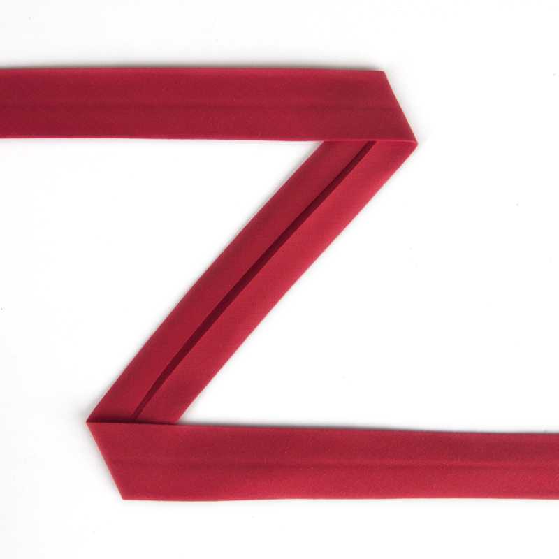 Ruban Biais Rouge Foncé 30mm - Ribes y Casals