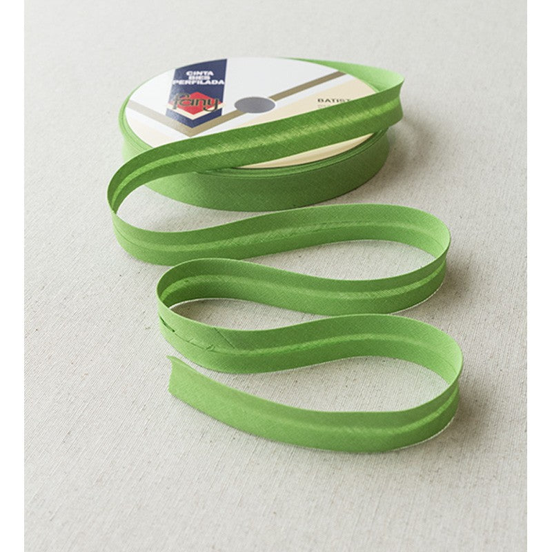 Ruban Biais Vert 18mm - Ribes y Casals