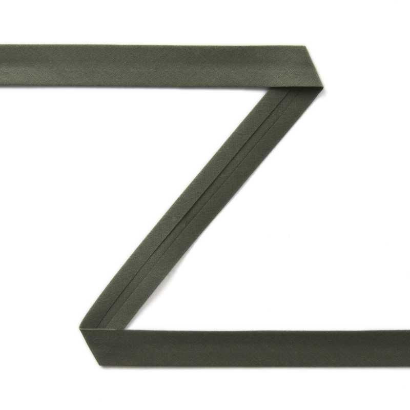 Ruban Biais Vert Kaki 18mm - Ribes y Casals