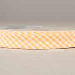 Ruban Biais Vichy Jaune 18mm - Ribes y Casals