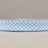 Ruban Biais Vichy Bleu Ciel 18mm - Ribes y Casals