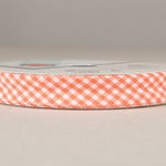 Ruban Biais Vichy Orange 18mm - Ribes y Casals