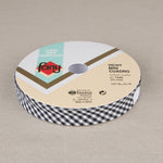 Ruban Biais Vichy Noir 18mm - Ribes y Casals