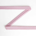 Ruban Biais Vichy Rose 18mm - Ribes y Casals