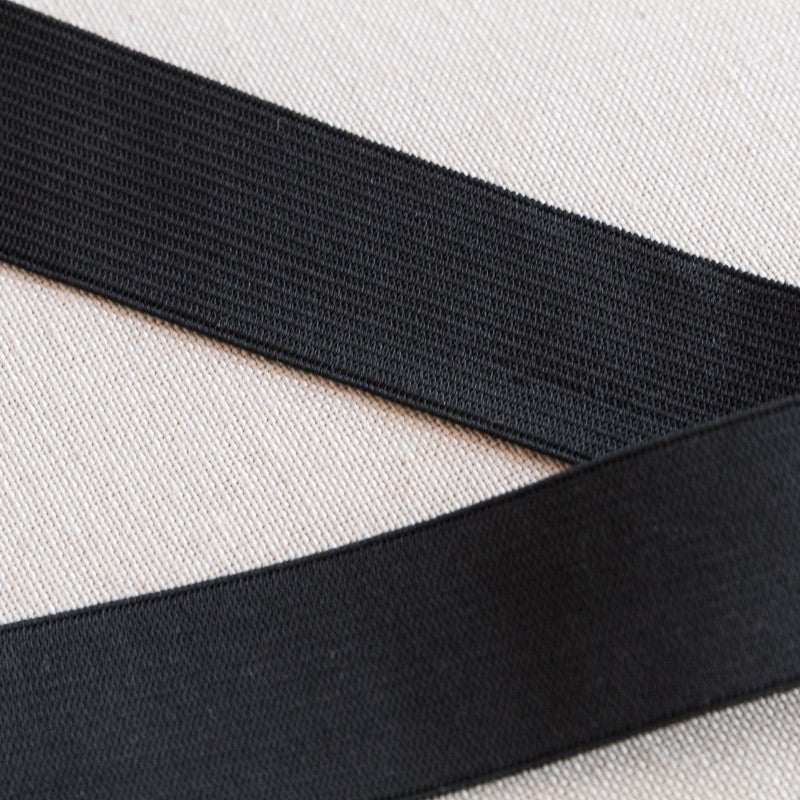 Ruban Élastique Noir 22mm - Ribes y Casals