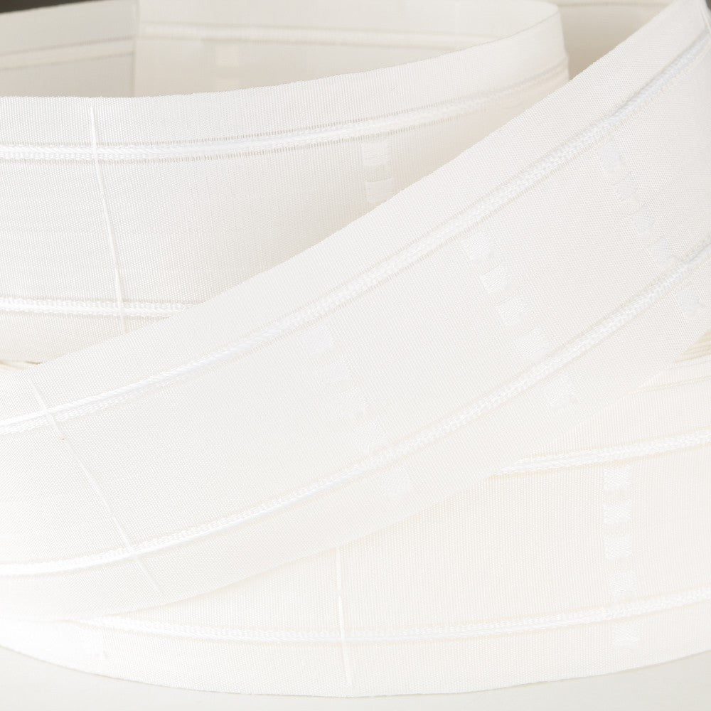 Ruban Froncé Rideau 75 Beige 230x100 - Ribes y Casals