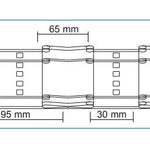 Ruban Froncé Rideau 75 Blanc 230x100 - Ribes y Casals