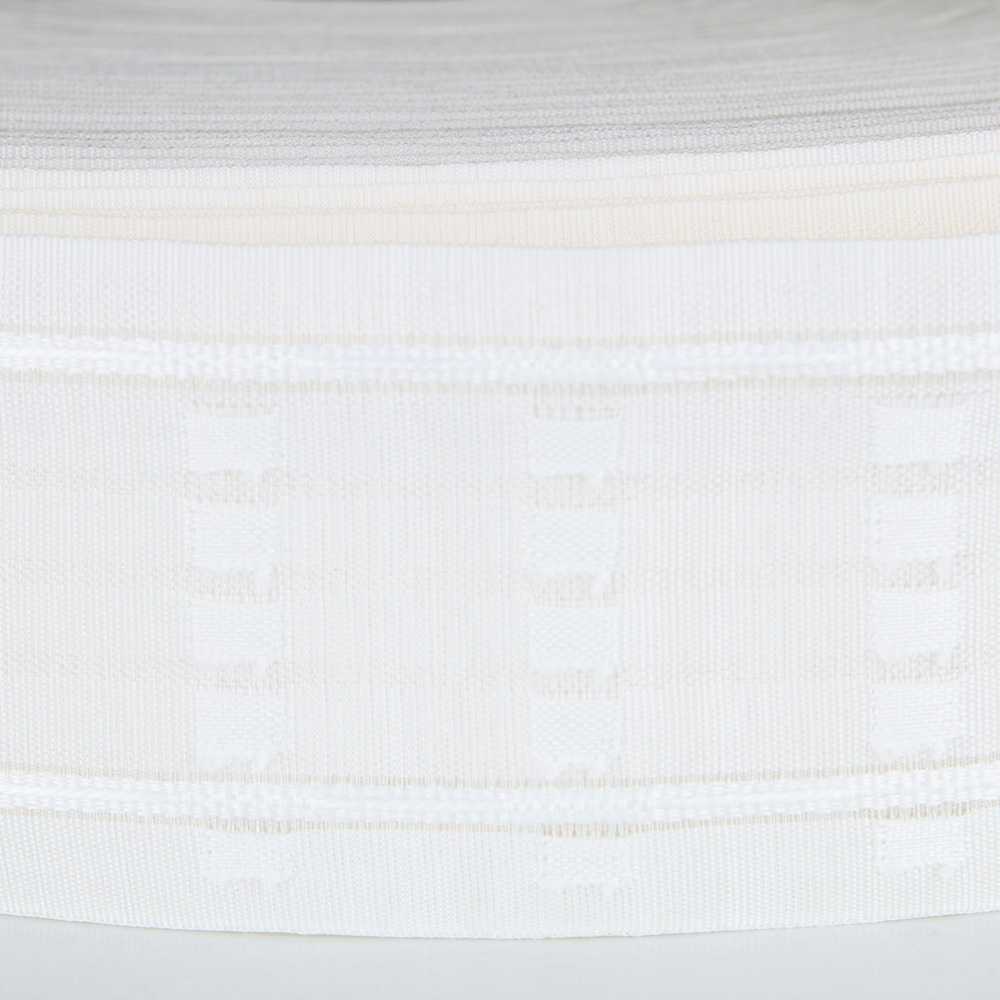 Ruban Froncé Rideau 75 Blanc 230x100 - Ribes y Casals