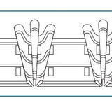 Ruban Froncé Rideau 79 Beige - Ribes y Casals